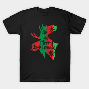 Merry Christmoose Funny Moose Gifts & Christmas Moose Pajama T-Shirts T-Shirt